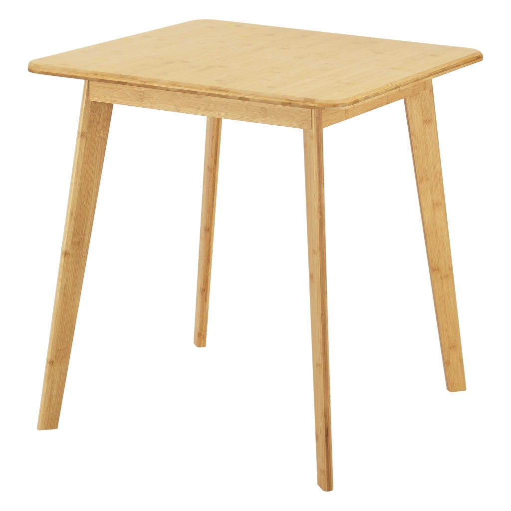 Tavolo da pranzo quadrato per 2 persone 75 x 70 x 70 cm bambù 03_0008698