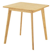 Tavolo da pranzo quadrato per 2 persone 75 x 70 x 70 cm bambù 03_0008698