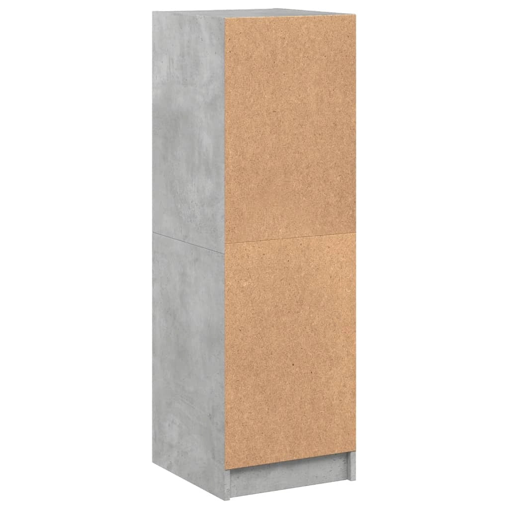 Credenza cassettiera mobile contenitore organizer cucina soggiorno salotto con ante in vetro 35 x 37 x 109 cm grigio 02_0030118