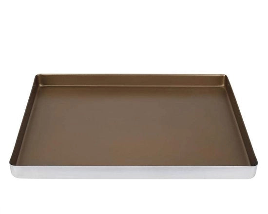 Forma da Cottura in Alluminio 40x30x3cm - Piatto da Forno - Forme da Cottura - Forma da Torta - Forma da Biscotti - Utensile da Cucina Sostenibile