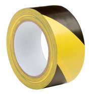 12pz nastro adesivo giallo/nero mm.50x33mt. cod:ferx.19820