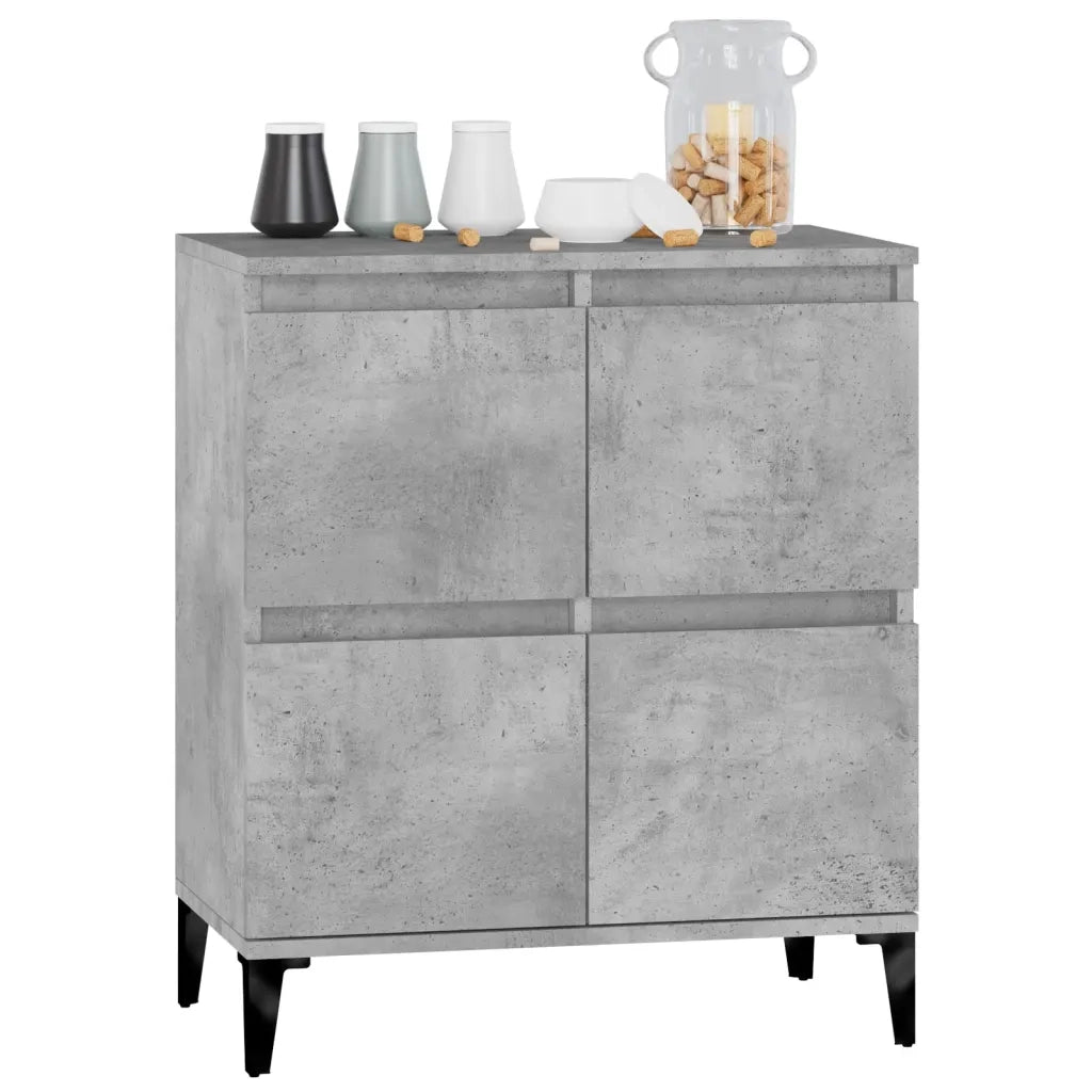 Credenza Grigio Cemento 60x35x70 cm in Legno Multistrato 821168