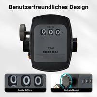 Contatore per pompa gasolio diesel 3 bar 10-60l/min 25,4mm tolleranza 1%