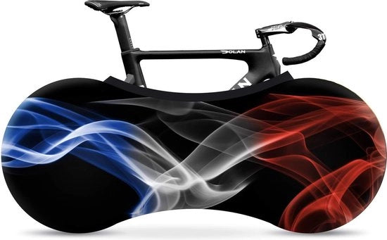 Fascia Protettiva per Biciclette da Corsa con Stemma Nazionale Francese - Adatta per Biciclette da Corsa, Mountain Bike, Biciclette da Uso Urbano - Protegge il 99% di Tutte le Biciclette da Uso Adulto - Lavabile