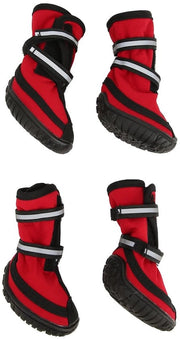 Scarpe da passeggio per cani Antislip - Scarpe da cane riflettenti - Protezione idrorepellente per zampe - Respiranti - Interno morbido - Ideali per attività all'aperto