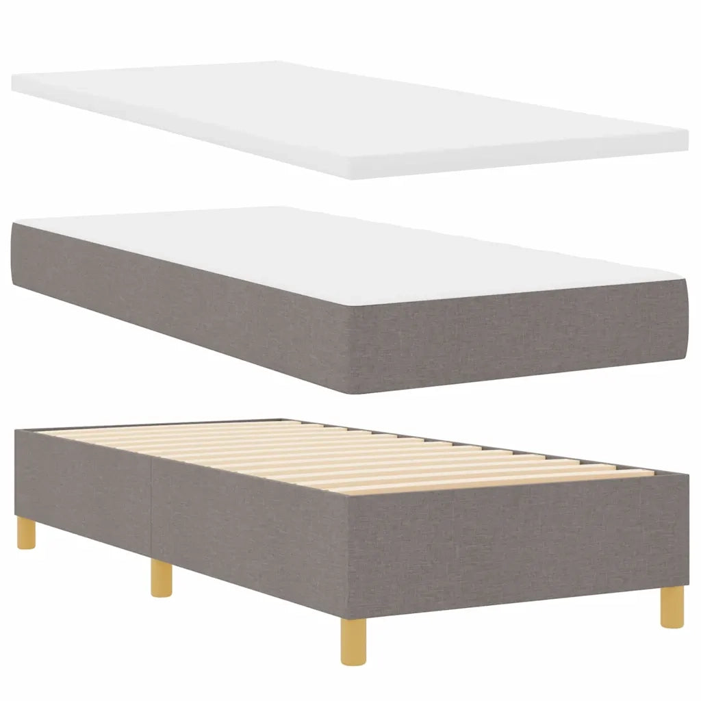 Letto a molle con materasso Talpa 90 x 190 cm Tessuto 3341746