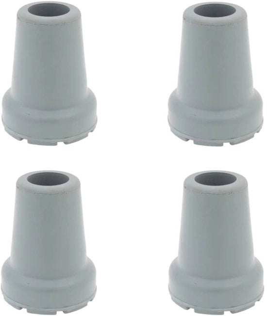 Set di supporti per staffe da trekking in gomma - 19 mm - Assorbimento shock - Set da 4 - Anello metallico - Presa extra - Punti di aggancio per staffe