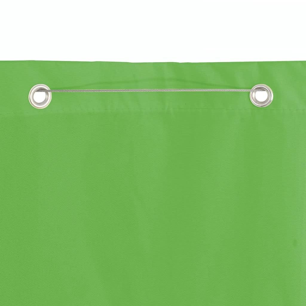 Paravento per balcone frangivista 120 x 240 cm tessuto Oxford verde chiaro 02_0010422