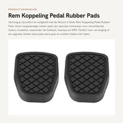 Set di remmelli in gomma da 2 pezzi - Adatto per Outback/IMPREZA/Forester - Dimensioni 7,5 x 5,3 cm - Plastica duratura - Progettato per ridurre lo slittamento - Remmelli in gomma