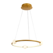 Lampadario Italux Lozanna LED 36W 3000K bronzo antico