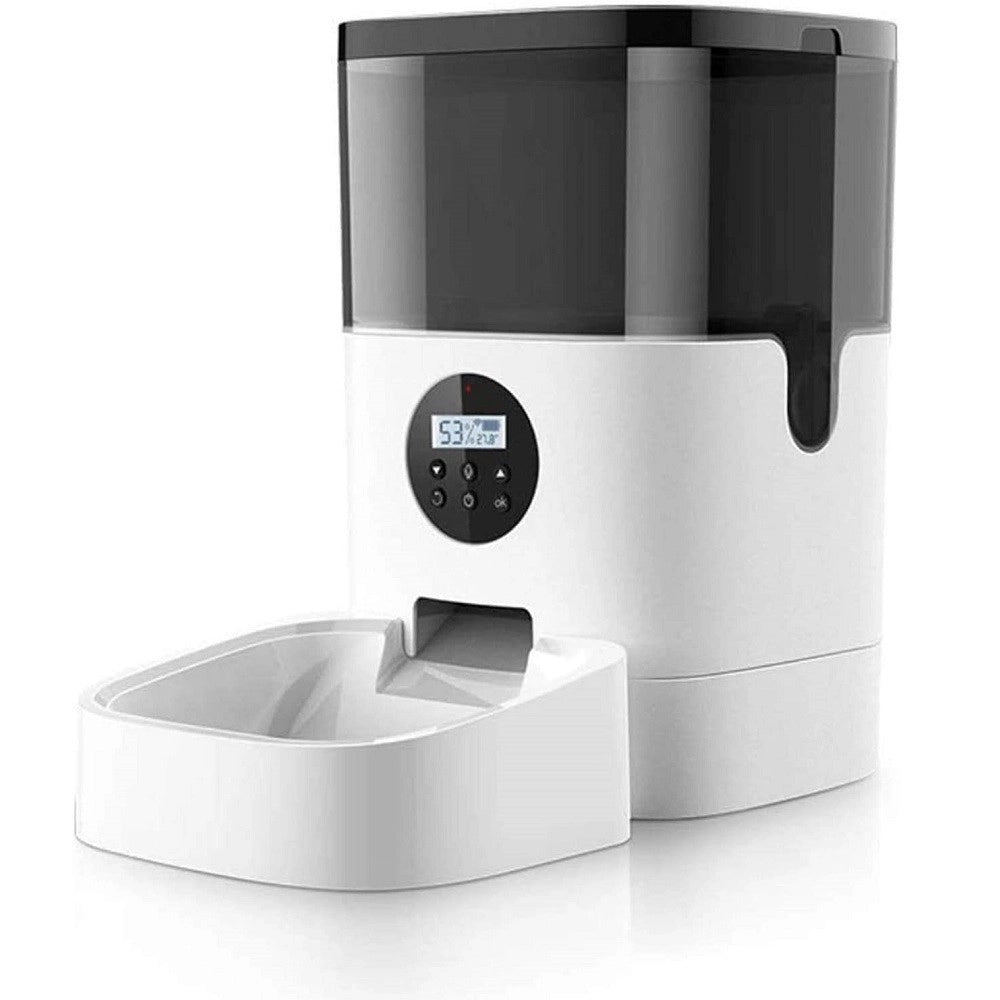 Trade Shop - Distributore Automatico Cibo Mangiatoia Per Gatti Animali Con Telecamera Wifi 4lt -