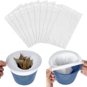 Set di Skimmer per Piscina da 10 - Filtro per Piscina - Skimmer per Piscina - Filtro per Acqua - Filtro Reutilizzabile - Filtro Finemente Filtrante - Filtro per Piscina