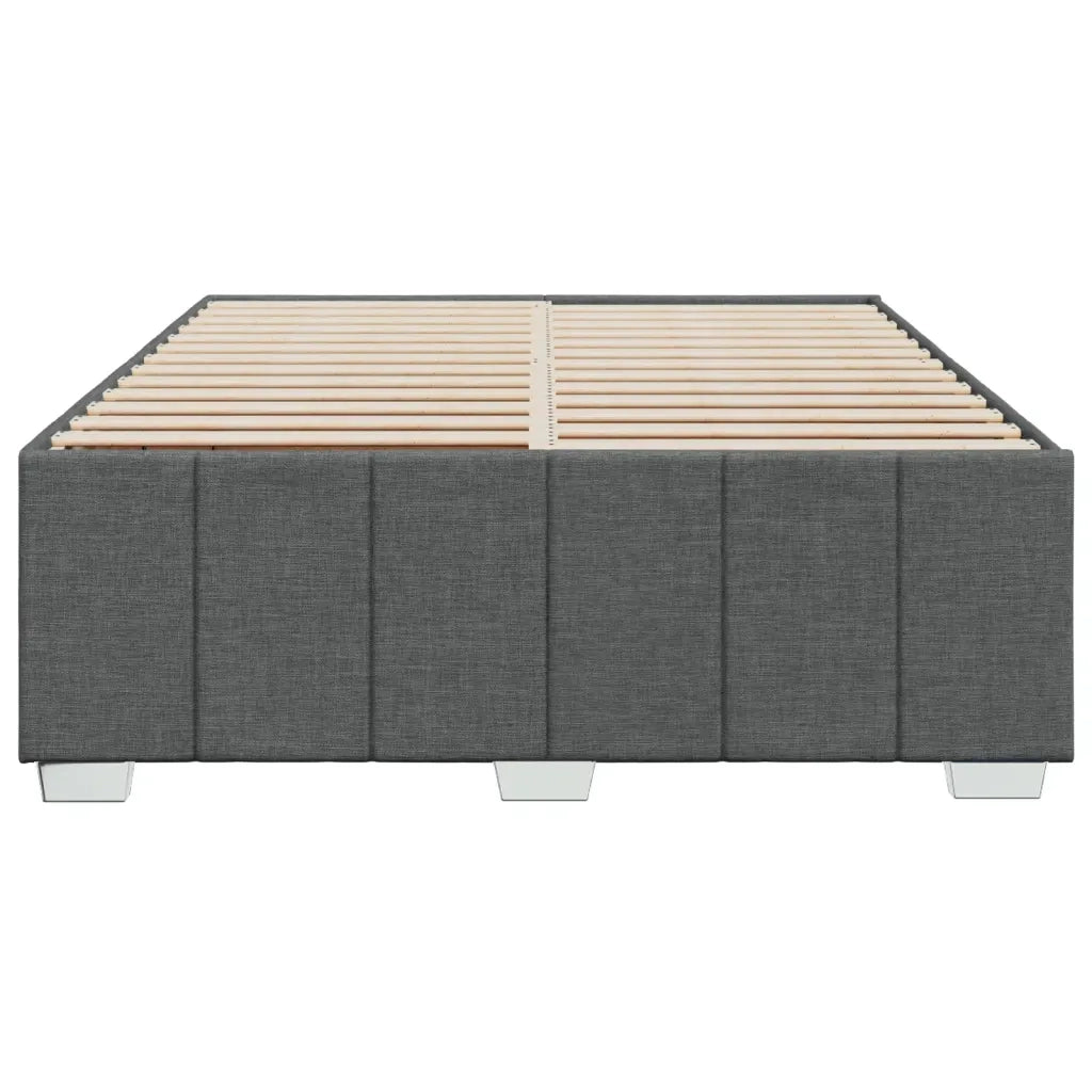 Giroletto senza Materasso Grigio Scuro 140x200 cm Tessuto 3284840