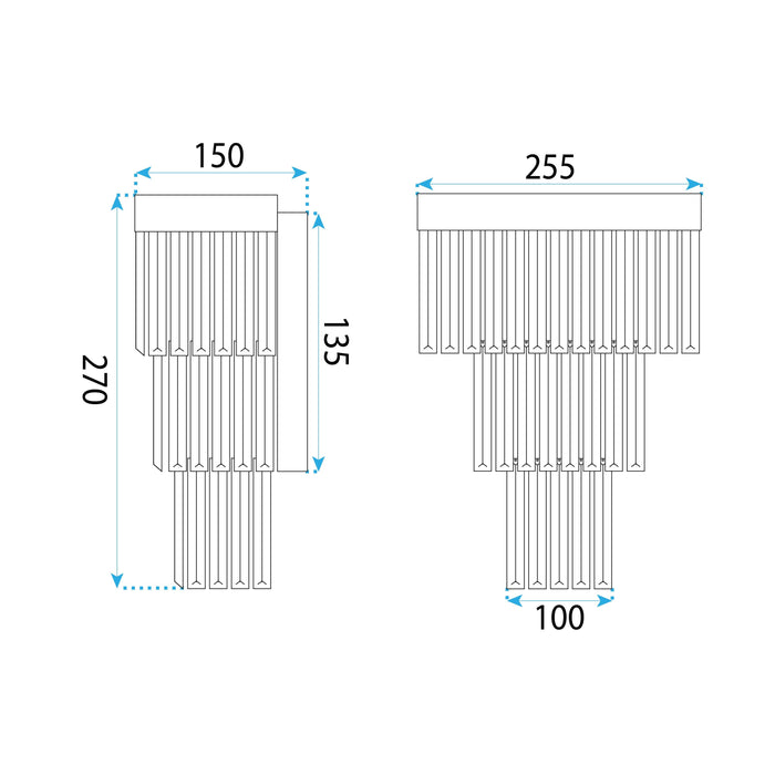 Lampada Da Parete APP1535-1W Gold