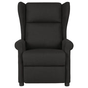 Divano Sedia-Poltrona Reclinabile in Tessuto Nero 700190