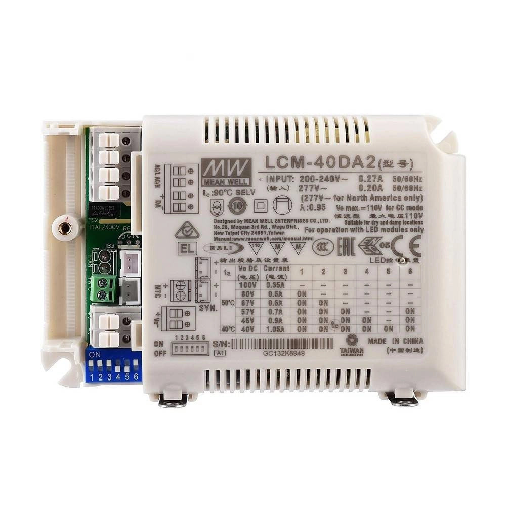 Trade Shop - Alimentatore Max 42w Multicorrente Led Driver Dimmerabile Lampade Push Dimmer 230v -