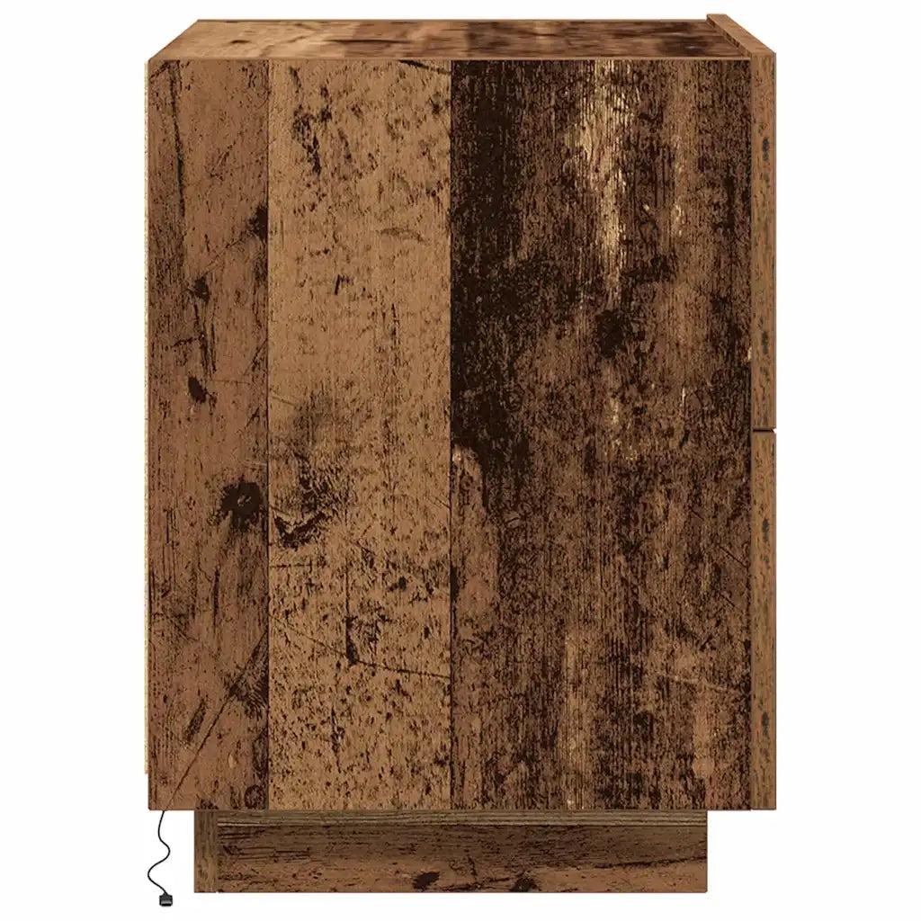 Armadio da Notte 2 pcs Legno vecchio 45 x 40 x 55 cm 863058