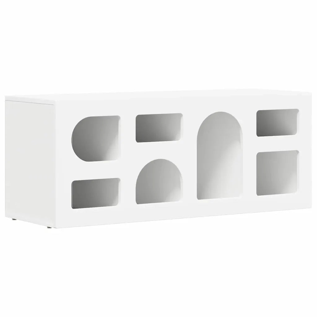 Mobile TV Bianco 100 x 35 x 40 cm Legno multistrato 891264