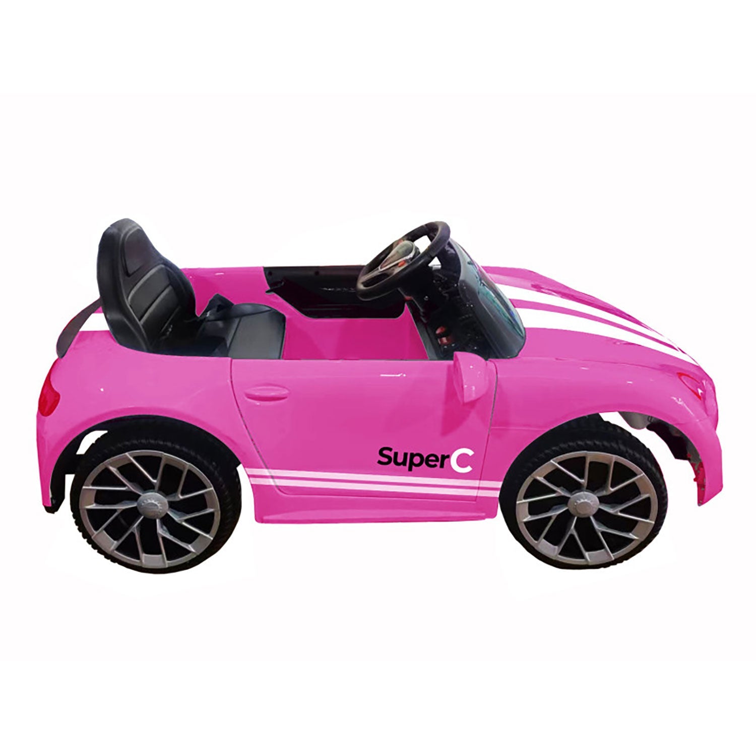 Macchina Elettrica per Bambini 12V Auto Super-C Rosa
