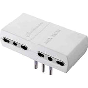 ADATTATORE QUADRUPLO 16A 2P+T - presa 10/16A 2P+T