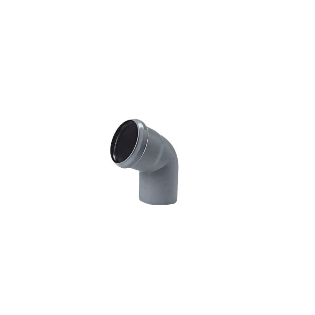 Curva 67° diam. 40 mm per tubo scarichi domestici 2 pezzi
