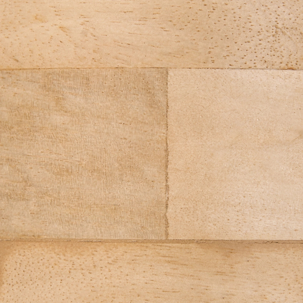 Lampadario di forma rotonda in legno di mango chiaro paralume regolabile appeso lampada da soffitto
