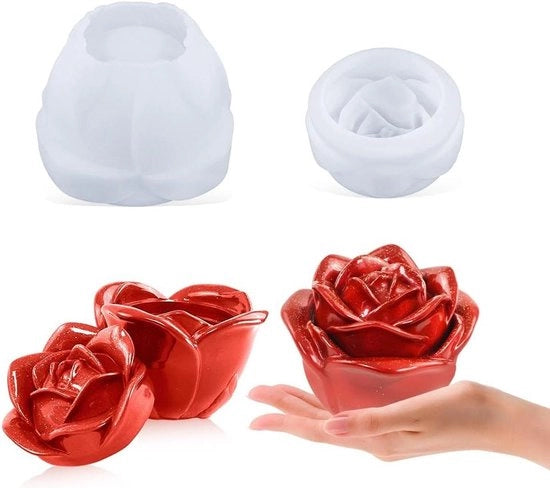 Accessorio per gioielli in resina 3D a forma di fiore in silicone per kit di smaltatura