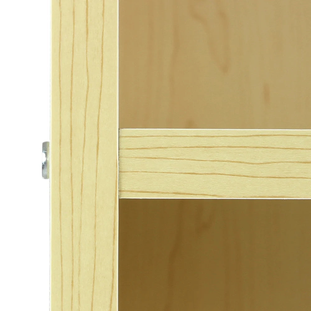 Set Libra con 3 Banconi da Negozio e Reception con Finitura in Acero Laminato
