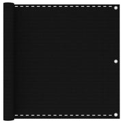 Schermo Frangivista per Balcone Nero 90x500 cm in HDPE cod mxl 6952