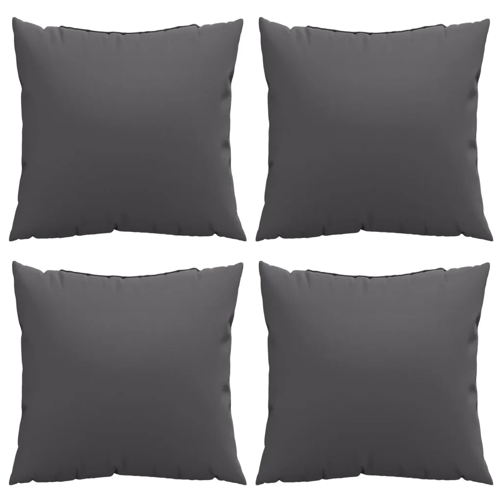 Cuscini per Divano 4 pz Antracite 40x40 cm in Tessuto