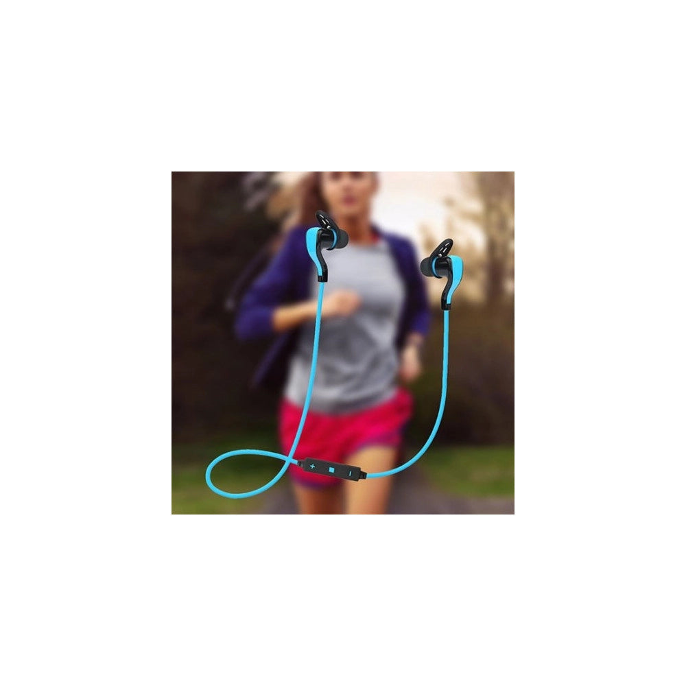 Trade Shop - Cuffie Auricolare Bt-03 Wireless 4.1 Bluetooth Utile Sport Corsa Fitness -