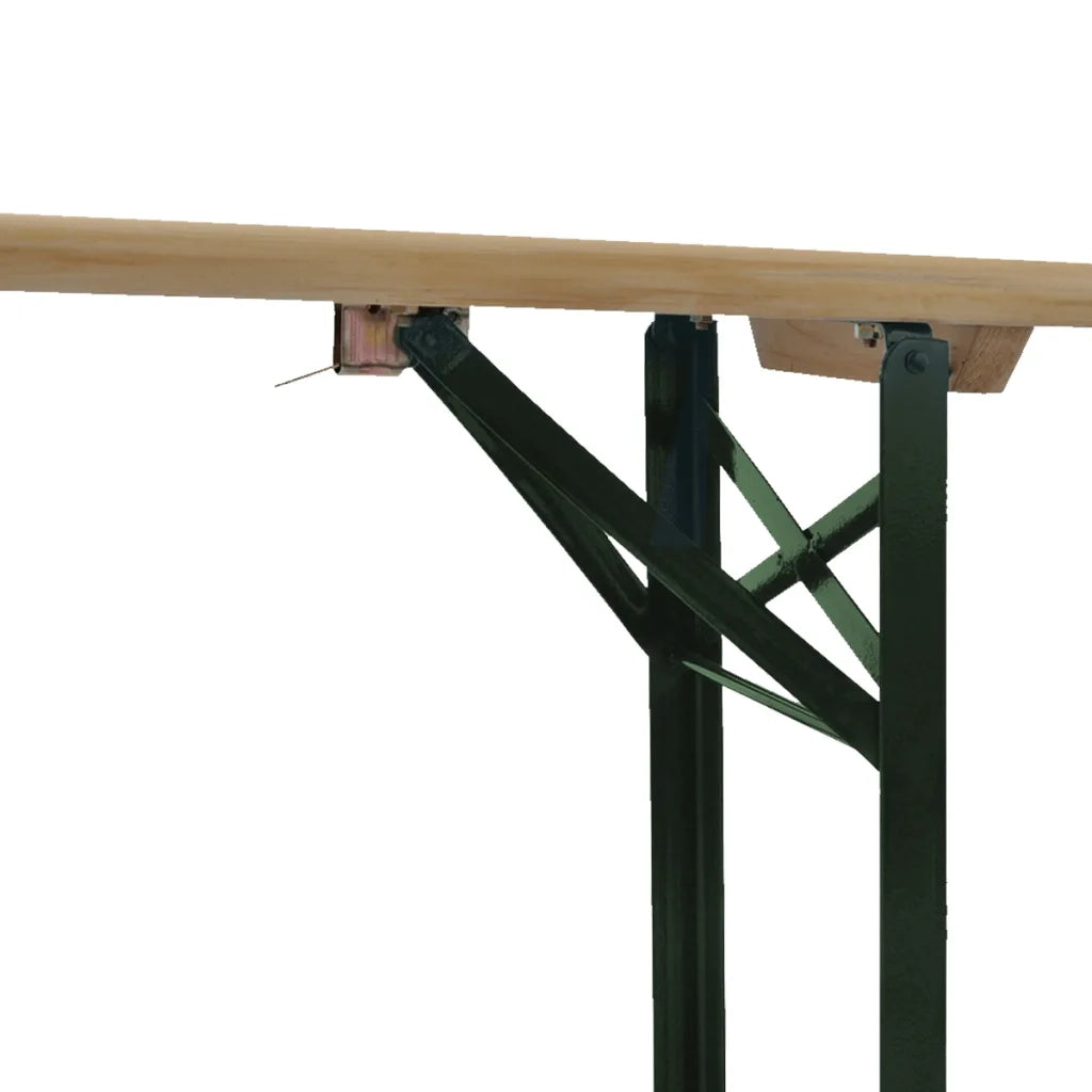 Tavolino da Giardino | Tavolo da Birreria Pieghevole 2 Panche 220 cm Legno di Abete