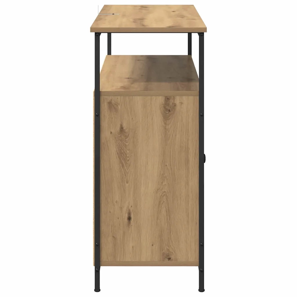 Credenza-Buffet-Armadio da cucina Rovere artigianale 100 x 35 x 80 cm Legno multistrato 822884