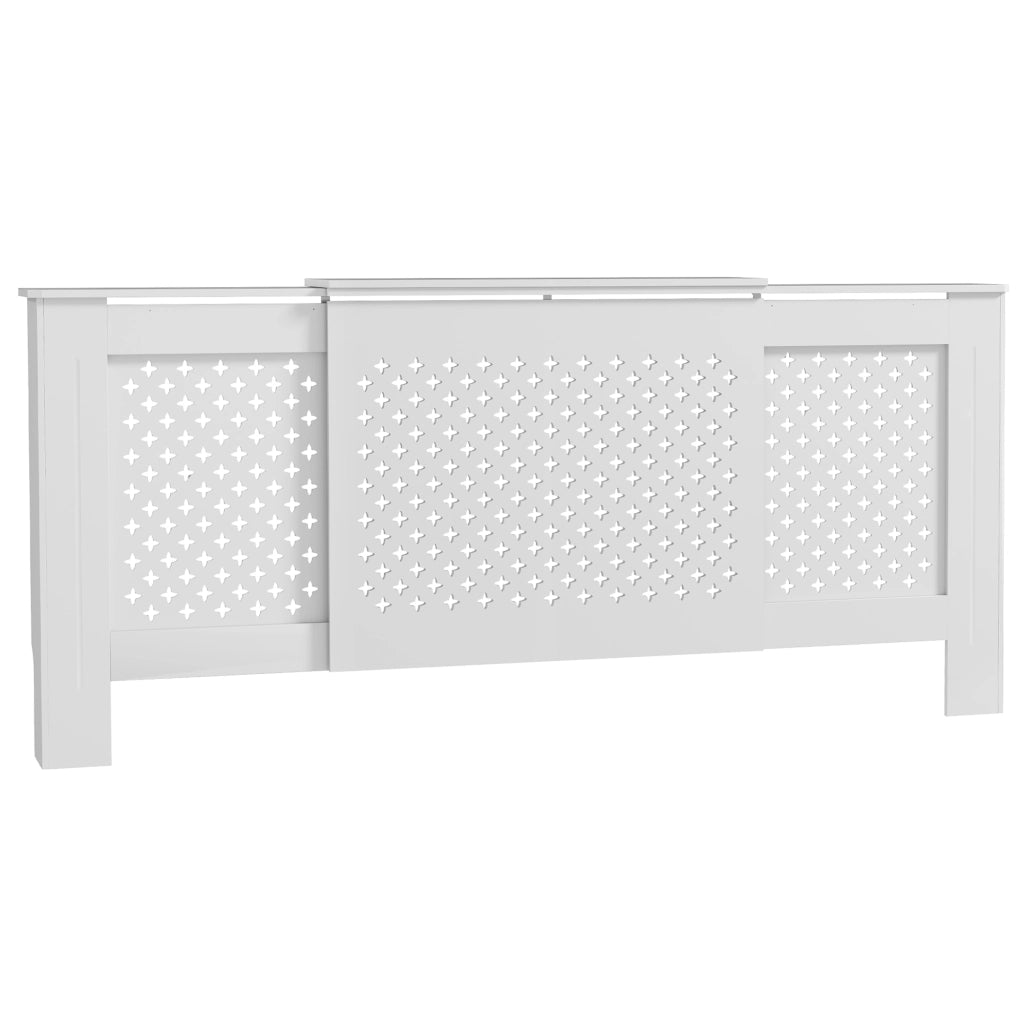 Mobile copririscaldatore regolabile ¨C zephmum ¨C bianco 136-200x21.5x91.7 cm