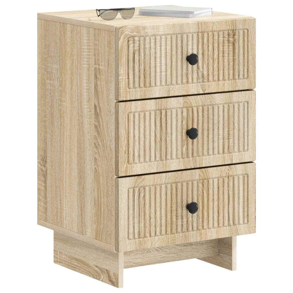 Armadio da Notte con cassetto Rovere Sonoma 43 x 41 x 66,5 cm 893867