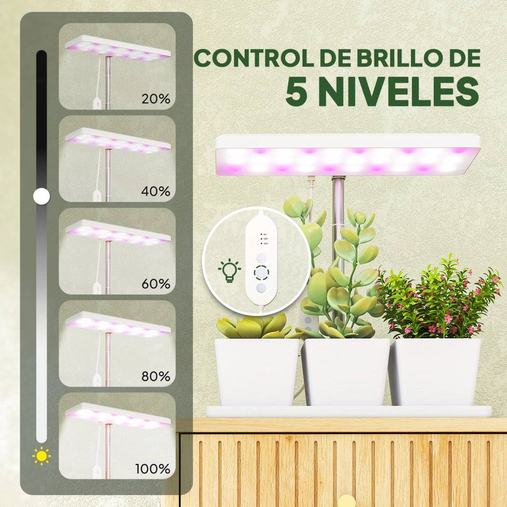 Lampada LED per Piante con Timer ¨C zephmum ¨C 30 LED, Regolabile