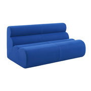 Poltrona in tessuto, 2 posti, blu elettrico