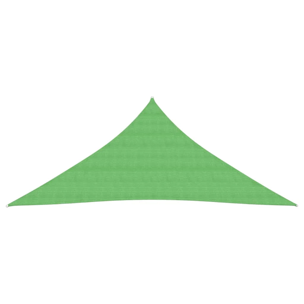 Vela ombreggiante/ombrellone 160 g/m² 4 x 4 x 4 m HDPE verde chiaro 02_0009389