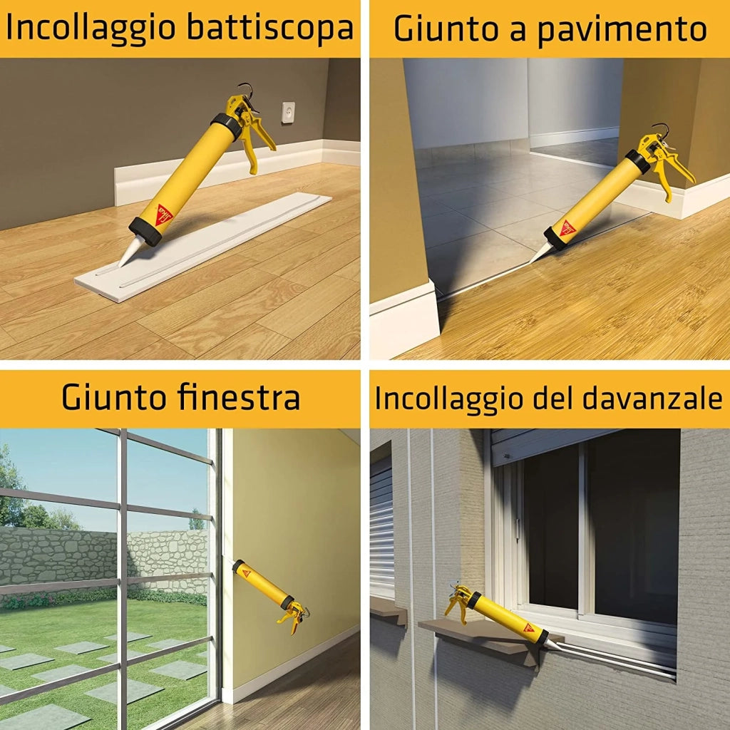 Sika - Sikaflex 11 Fc Purform Grigio, Adesivo Sigillante Poliuretanico Ml. 300