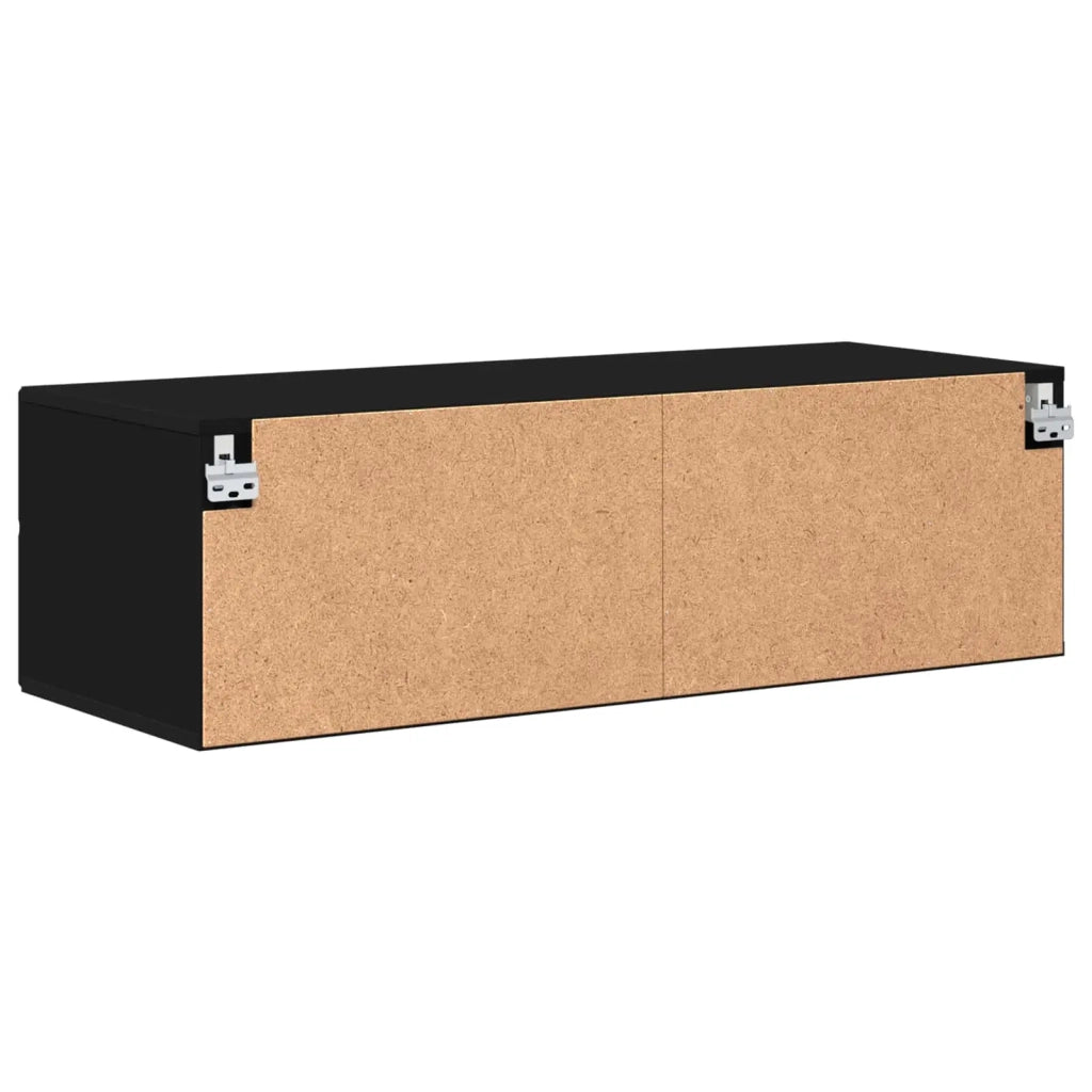 Armadio in Legno Nero 100,5 x 39 x 30 cm Legno multistrato 880242