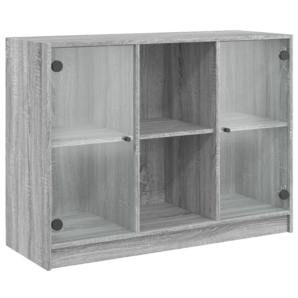 Credenza-Buffet-Armadio da cucina Grigio Sonoma 102x37x75,5 cm in Legno Multistrato