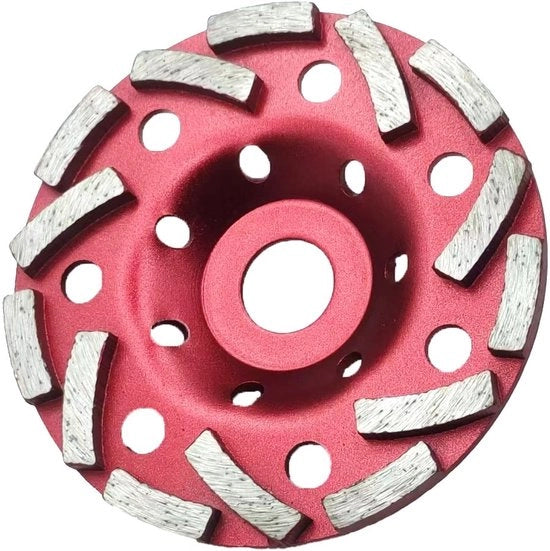 125mm disco abrasivo a diamante disco speciale a forma di cocomero abrasivo per cemento.