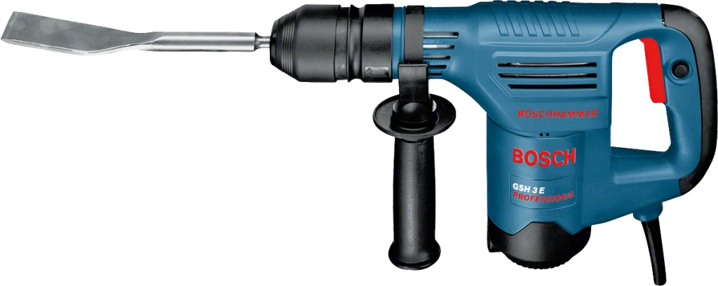Martello Demolitore Bosch GSH 3 – 650 W, 2,4 J, Attacco SDS Plus
