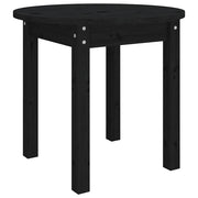 Tavolino da salotto | Tavolino da caff¨¨ | Tavolino da Soggiorno Nero ? 45x40 cm in Legno Massello di Pino