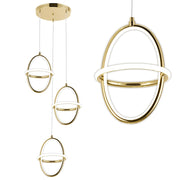 Lampada A Sospensione Led G064-3cpr Gold