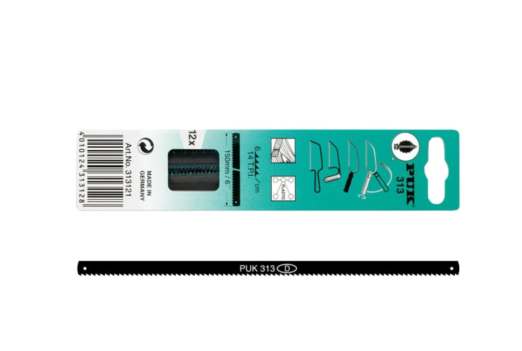 LAMA ORIGINALE PUK PER LEGNO 150 mm - 12 pezzi- PUK