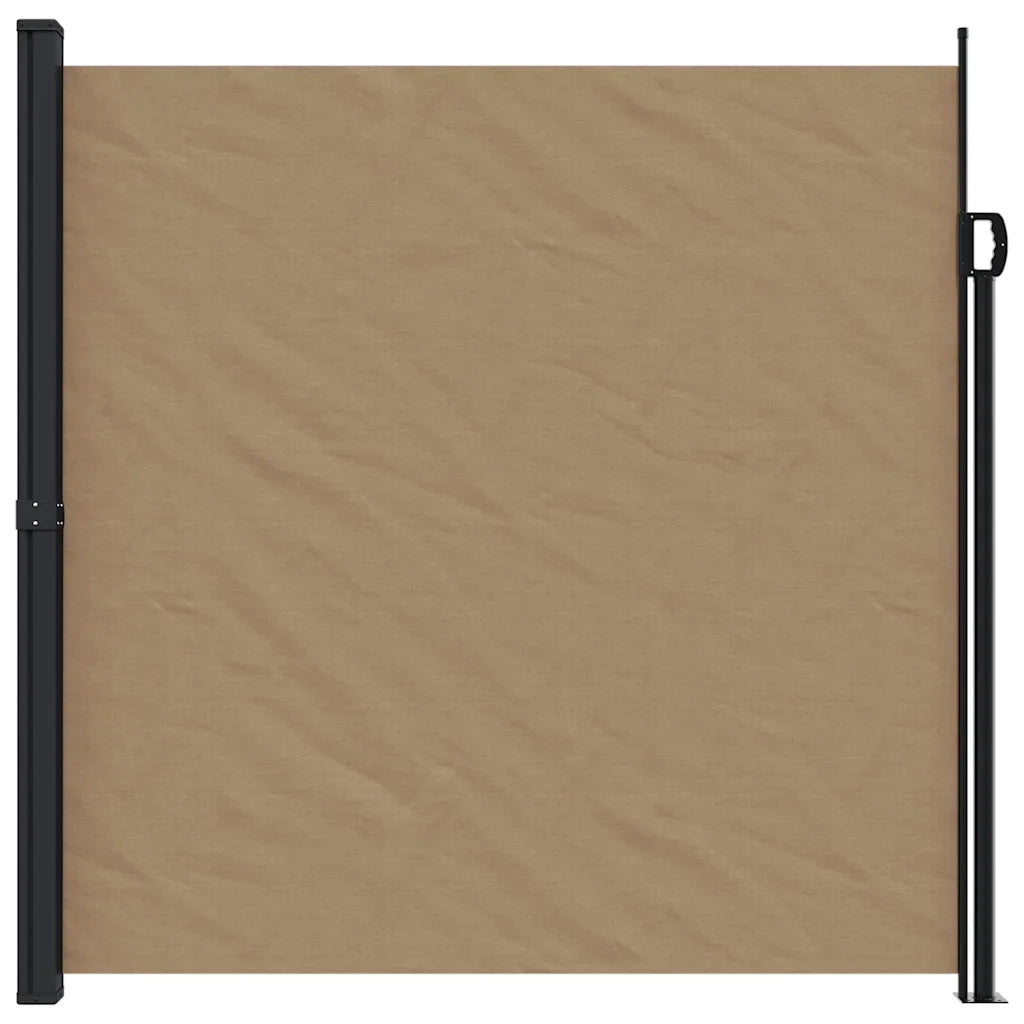 Tenda da Sole Laterale Retrattile Tortora 200x500 cm 4004469