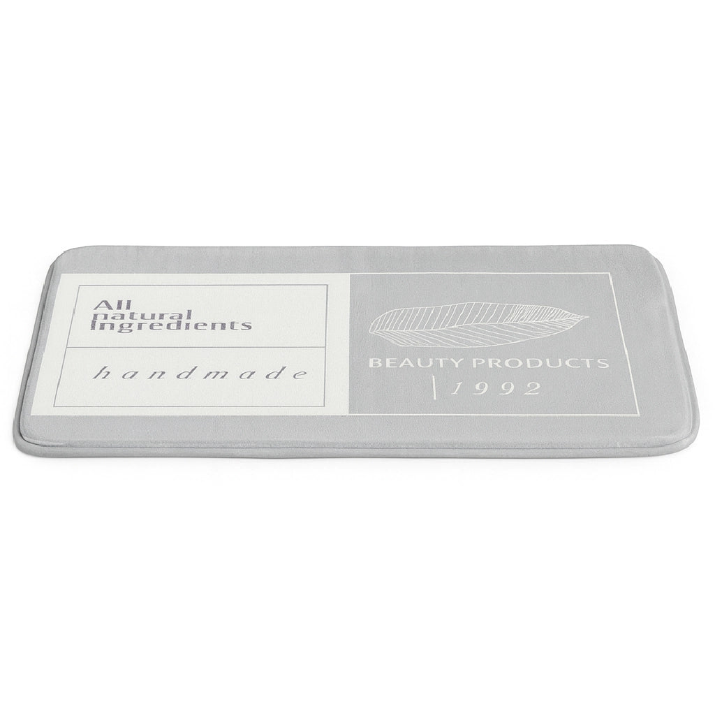 Tappeto da Bagno Beauty Super Assorbente 60 x 40 cm (Grigio)