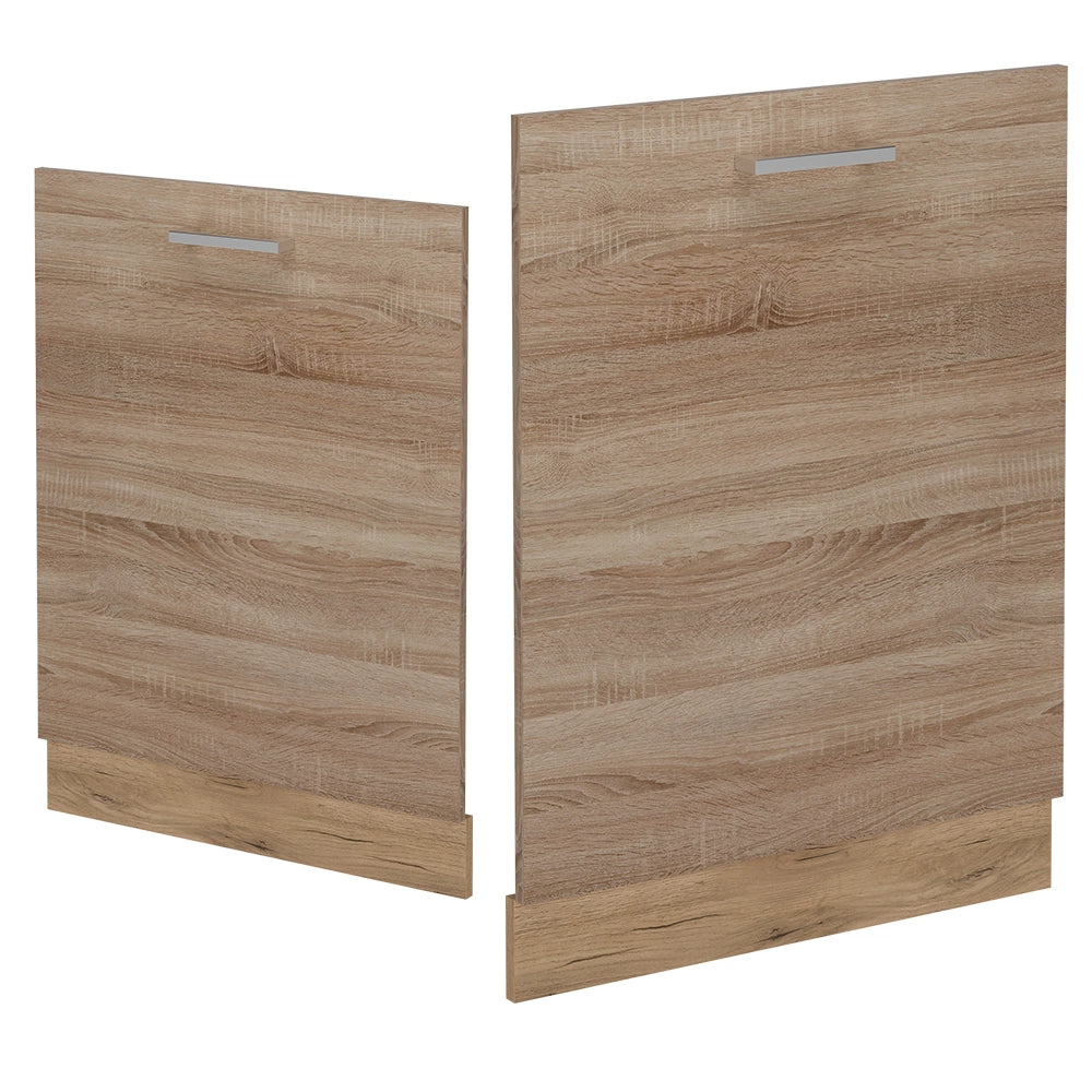 Pannello frontale della lavastoviglie R-Line Sonoma/Rovere dorato 60 cm senza piano di lavoro Vicco