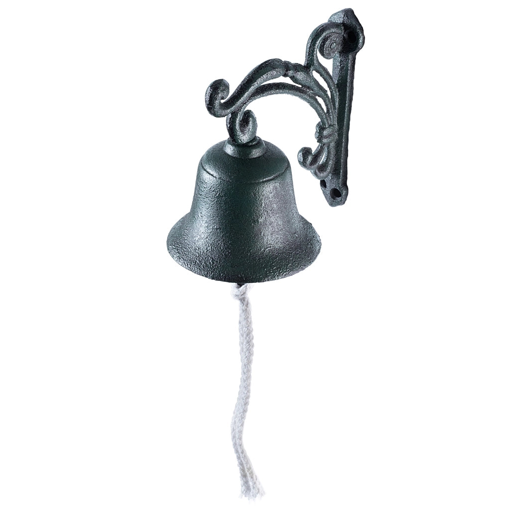 Campanello in ghisa KADAX per porte da giardino, campanello decorativo in stile retrò.